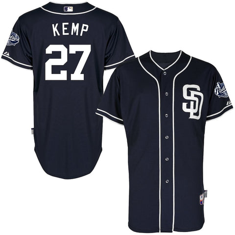 Matt Kemp San Diego Padres Majestic Alternate 6300 Player Authentic Jersey - Navy