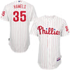 Cole Hamels Philadelphia Phillies Majestic Home 6300 Player Authentic Jersey - White