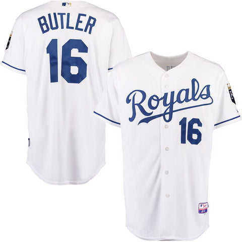 Billy Butler Kansas City Royals Majestic Home 6300 Player Authentic Jersey - White