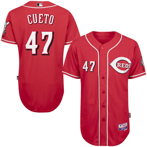 Johnny Cueto Cincinnati Reds Majestic Alternate 6300 Player Authentic Cool Base Jersey - Red