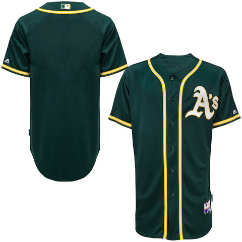 Oakland Athletics Majestic Big & Tall Cool Base Team Jersey - Green
