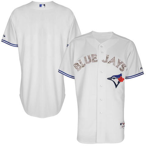 Toronto Blue Jays Majestic Fashion USMC Authentic Team Jersey - White