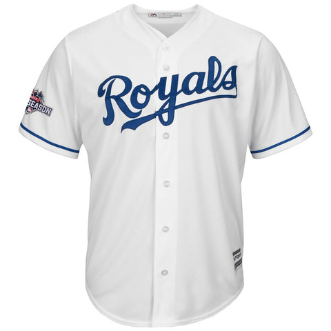 Kansas City Royals Majestic Youth 2015 World Series Bound Cool Base Jersey - White
