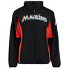 Miami Marlins Majestic Women's Authentic Collection Double Climate Full-Zip Jacket - Red