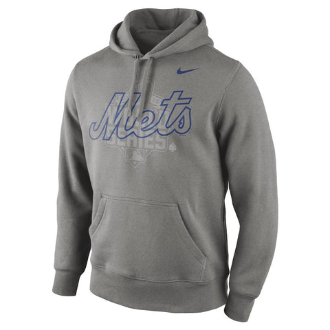 New York Mets 2015 World Series Bound Performance Pullover Hoodie - Gray