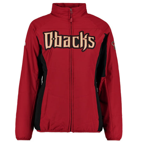Arizona Diamondbacks Majestic Women's Authentic Collection Double Climate Full-Zip Jacket - Red