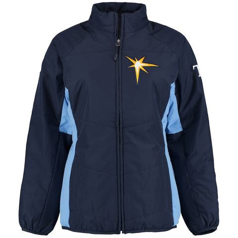Tampa Bay Rays Majestic Women's Authentic Collection Double Climate Full-Zip Jacket - Navy/Blue