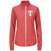 Texas Rangers Majestic Women's Scoring Sweetheart Jacket - Red