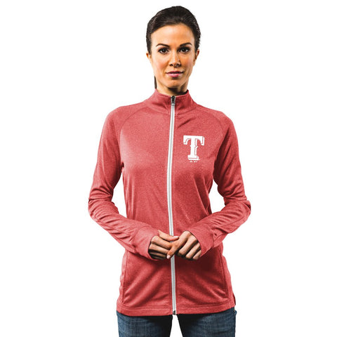 Texas Rangers Majestic Women's Scoring Sweetheart Jacket - Red