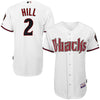 Aaron Hill Arizona Diamondbacks Majestic Home 6300 Player Authentic Jersey - White