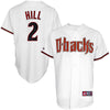 Aaron Hill Arizona Diamondbacks Majestic Home Replica Player Jersey - White