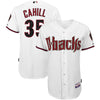 Trevor Cahill Arizona Diamondbacks Majestic Home 6300 Player Authentic Jersey - White