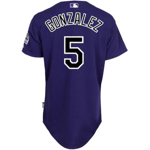 Carlos Gonzalez Colorado Rockies Majestic 6300 Player Authentic Jersey - Purple