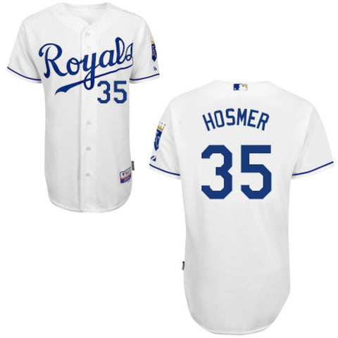 Eric Hosmer Kansas City Royals Majestic 6300 Player Authentic Jersey - White