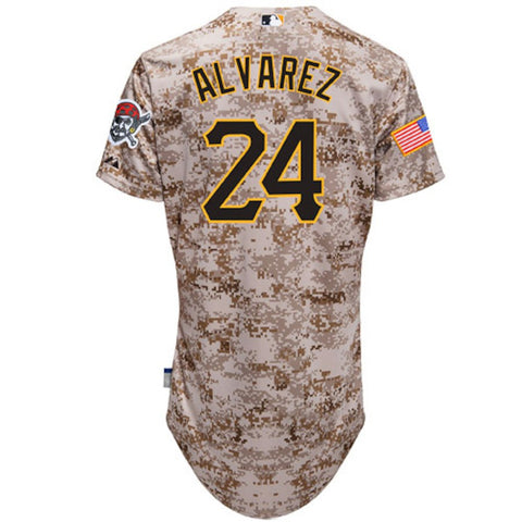 Pedro Alvarez Pittsburgh Pirates Majestic Camo 6300 Player Authentic Jersey