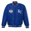 Kansas City Royals JH Design Toddler 2015 World Series Champions Reversible Jacket - Royal/Gray