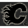 Men's Calgary Flames Black Rink Warrior Pullover Hoodie