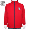 St. Louis Cardinals Majestic Big & Tall Apek Full-Zip Jacket - Red