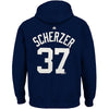 Max Scherzer Detroit Tigers Majestic Player Pullover Hoodie - Navy