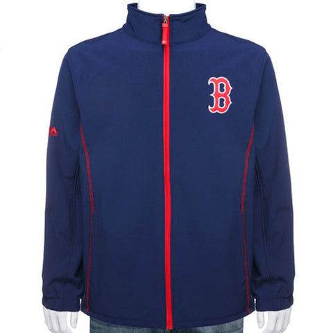 Boston Red Sox Majestic Big & Tall Apek Full-Zip Jacket - Navy