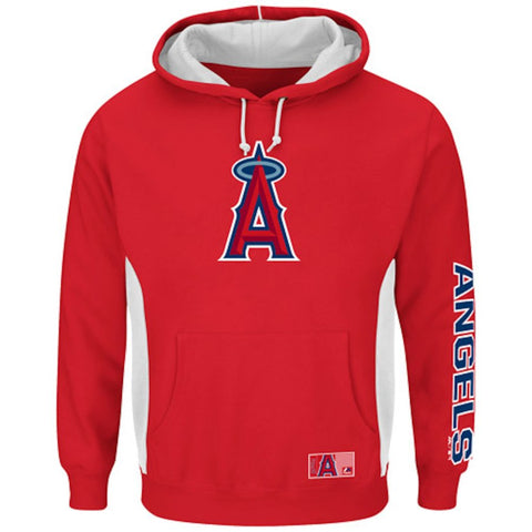 Los Angeles Angels Majestic Big & Tall Stadium Hoodie - Red