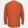 New York Mets Majestic On Field Practice Pullover Sweatshirt - Orange