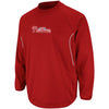 Philadelphia Phillies Majestic Big & Tall Authentic Collection Therma Base Fleece Pullover - Red/White