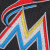Miami Marlins Majestic Springtide Full Zip Jacket - Black/Graphite