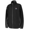 Miami Marlins Majestic Springtide Full Zip Jacket - Black/Graphite