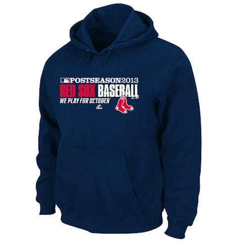 Boston Red Sox Majestic Big & Tall 2013 Authentic Collection Team Favorite Playoff Hoodie - Navy