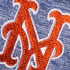 New York Mets Antigua Women's Chant Knit Quarter-Zip Jacket - Royal