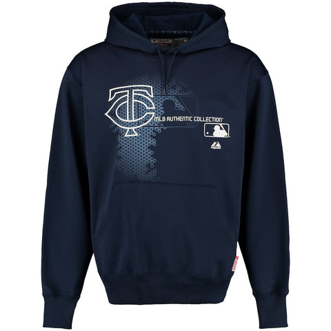 Minnesota Twins Majestic Authentic Collection Change Up Therma Base Hoodie - Navy