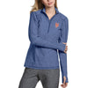 New York Mets Antigua Women's Chant Knit Quarter-Zip Jacket - Royal