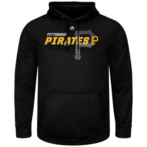 Pittsburgh Pirates Majestic Receiving End Hoodie - Black