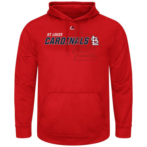 St. Louis Cardinals Majestic Receiving End Hoodie - Red