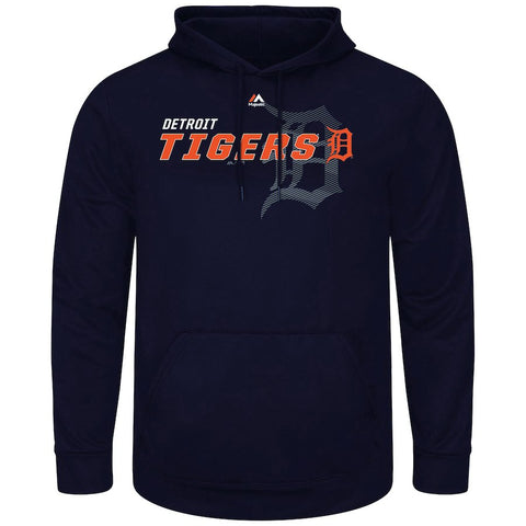 Detroit Tigers Majestic Receiving End Hoodie - Navy