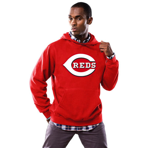 Cincinnati Reds Majestic Scoring Position Hoodie - Red