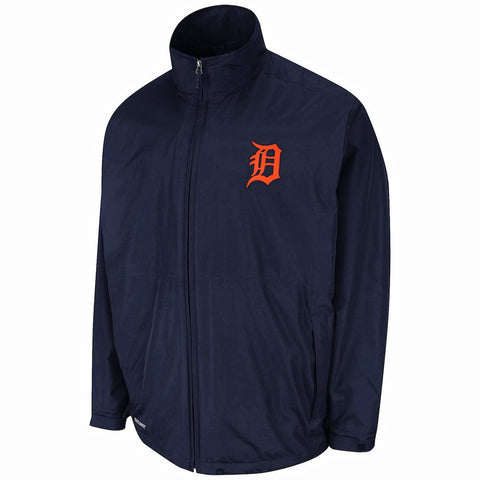 Detroit Tigers Majestic Authentic Collection Triple Climate On Field Therma Base Jacket - Navy