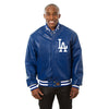 Los Angeles Dodgers JH Design Team Color Leather Jacket - Royal