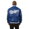 Los Angeles Dodgers JH Design Team Color Leather Jacket - Royal