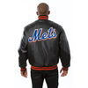 New York Mets JH Design Team Color Leather Jacket