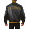Pittsburgh Pirates JH Design Team Color Leather Jacket - Black