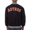Houston Astros JH Design Team Color Wool Jacket - Navy