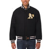 Oakland Athletics JH Design Team Color Wool Jacket - Black