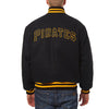 Pittsburgh Pirates JH Design Team Color Wool Jacket - Black