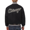 Chicago White Sox JH Design Team Color Wool Jacket - Black