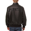 Pittsburgh Pirates JH Design Tonal Leather Jacket - Black
