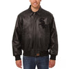Chicago White Sox JH Design Tonal Leather Jacket - Black