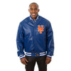 New York Mets JH Design Team Color Leather Jacket