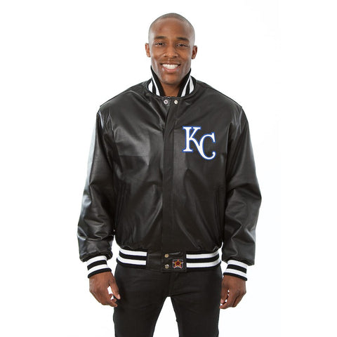 Kansas City Royals JH Design Team Color Leather Jacket